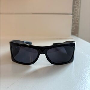 Y2K Missoni Navy Blue Wrap Around Sunglasses